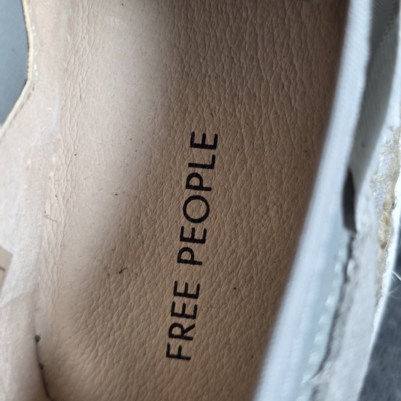 Free People Chapmin Suede Bow Detail Espadrille Platform Wedge Sneakers NWOT - Picture 10 of 11